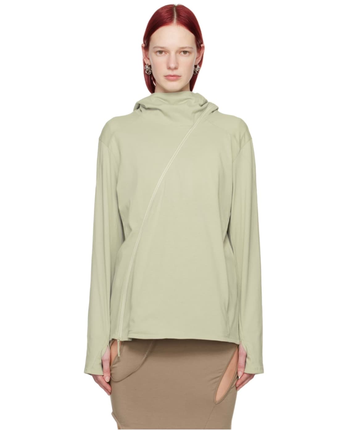 Paf 6.0 Hoodie Center Grey Green 상품이미지5