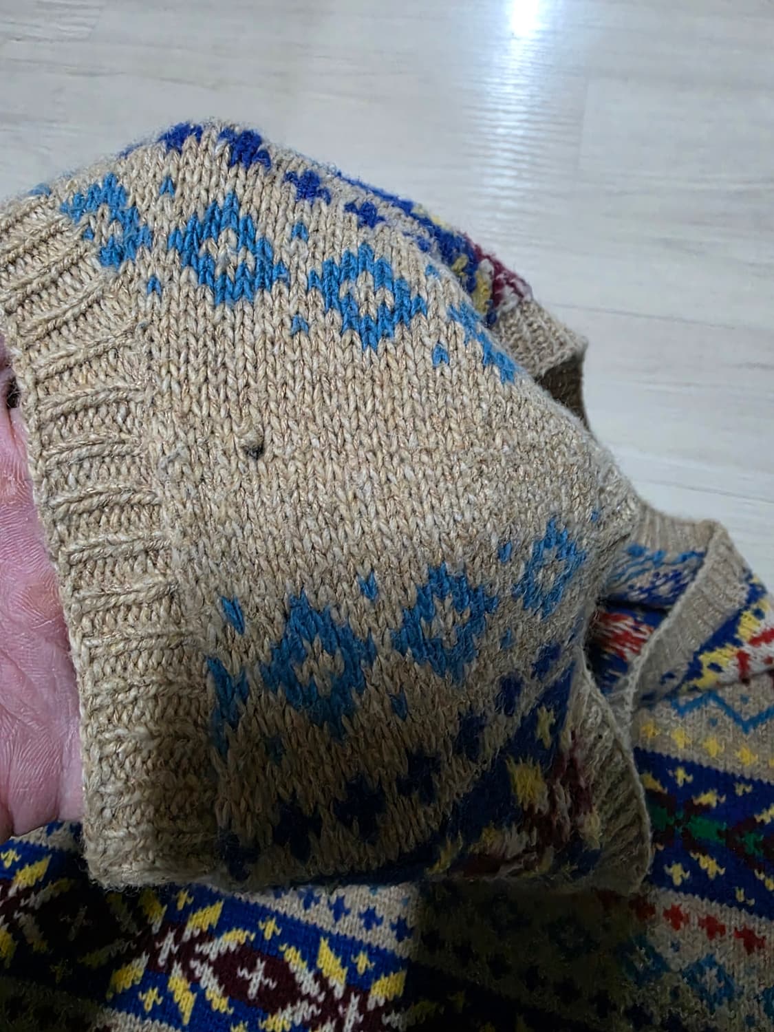 폴로 랄프로렌 페어아일 베스트 M 상품이미지4