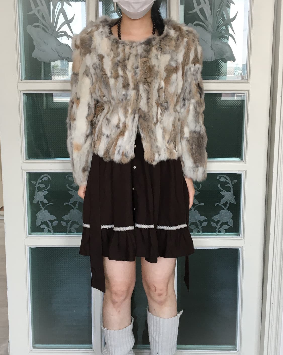 Rabbit fur jacket 상품이미지6