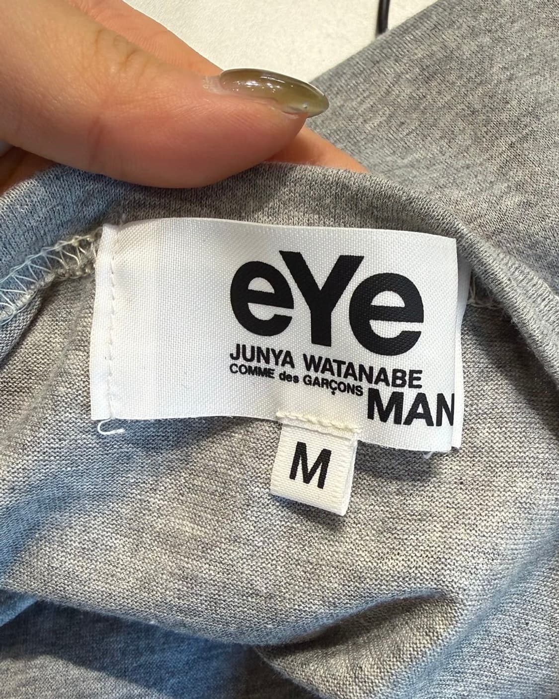 준야와타나베 eye 그레이 AD2015 로고패치 하프티  상품이미지8