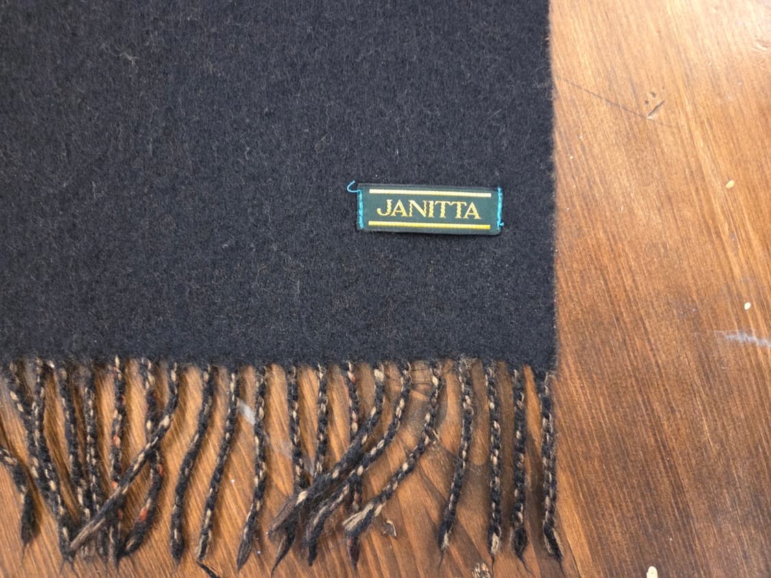 JANITTA 울 캐시미어 투페이스 머플러 상품이미지6