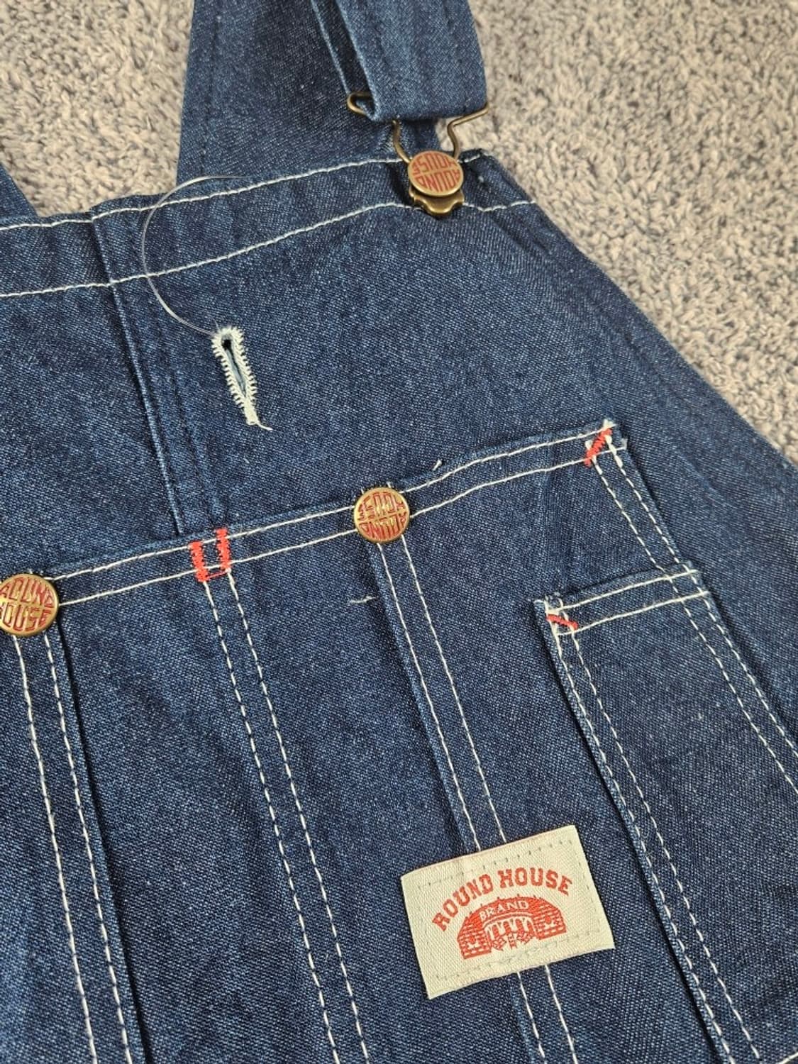USA ROUND HOUSE 데님 오버롤 슈트 (40X34)/ 10925 상품이미지4