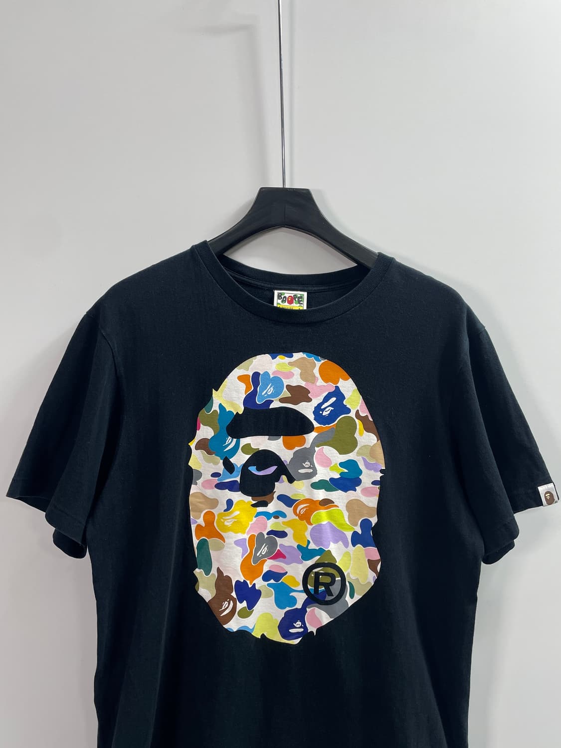 베이프 카모 사루 라운드 반팔티  (on.693)   상품이미지2