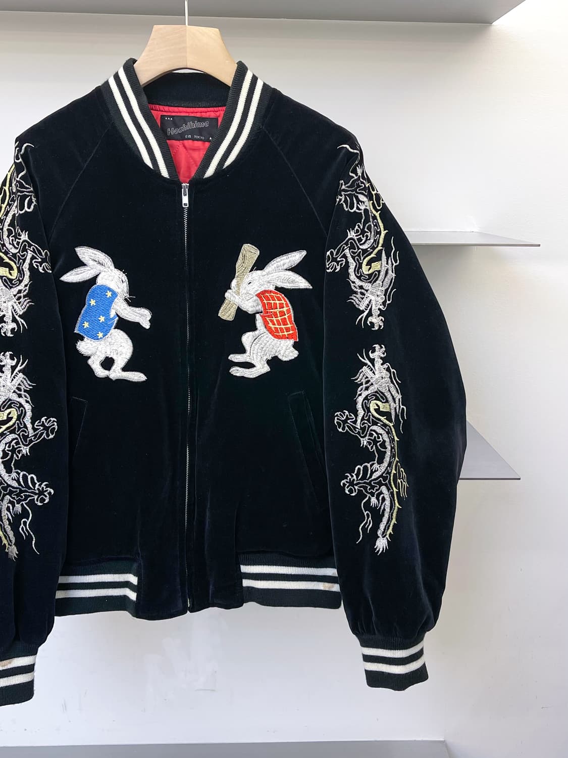 호시히메 문 래빗 벨벳 스카쟌 상품이미지5