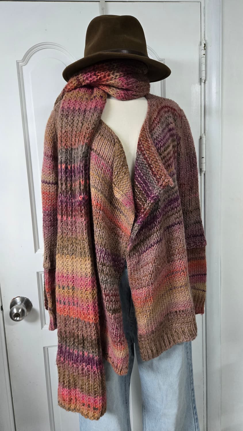 쟈딕앤볼테르 빈티지 가디건 머플러세트 상품이미지2