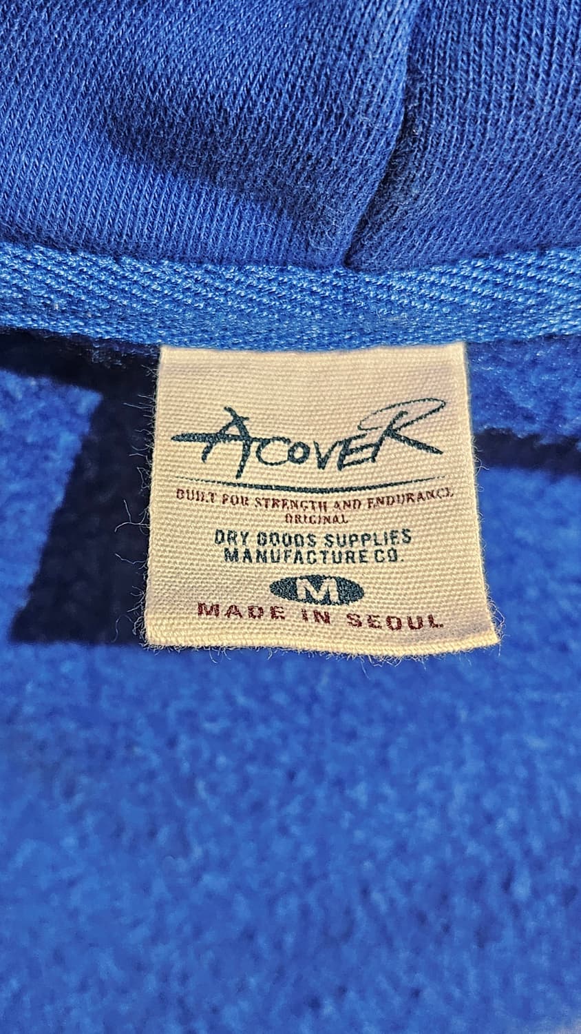 Acover 코발트 블루 후드티 (M) 상품이미지6