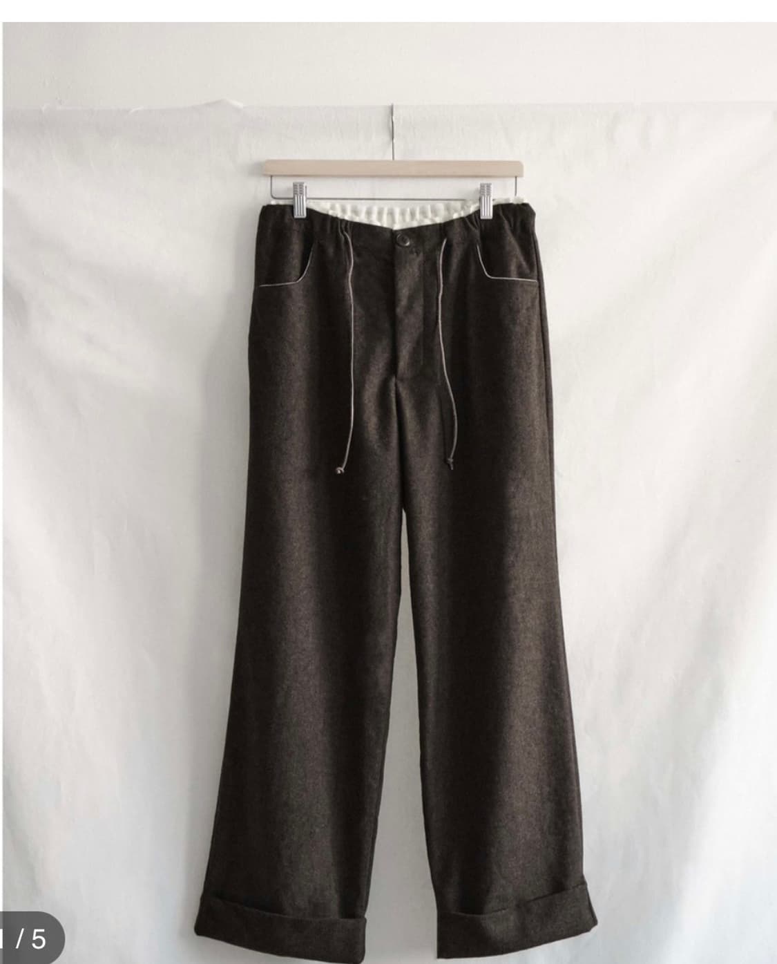 구매) 씨솔트 파자마 팬츠 브라운 상품이미지1