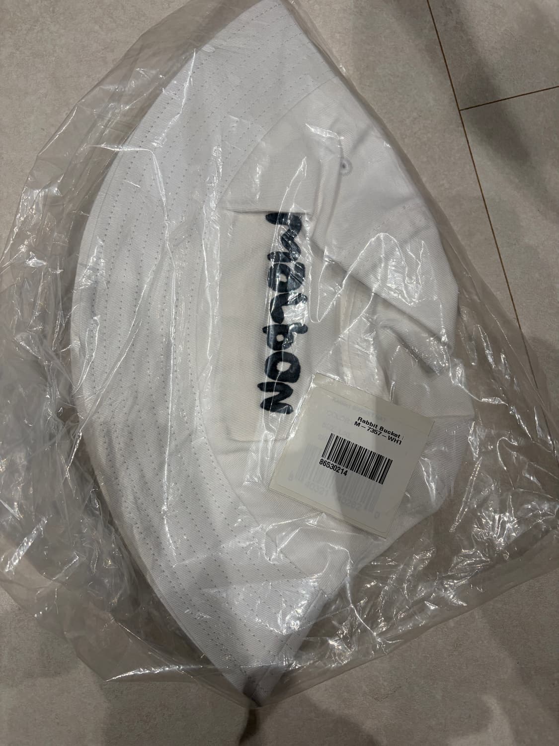 [정품]말본 래빗 버킷햇 흰색 상품이미지3