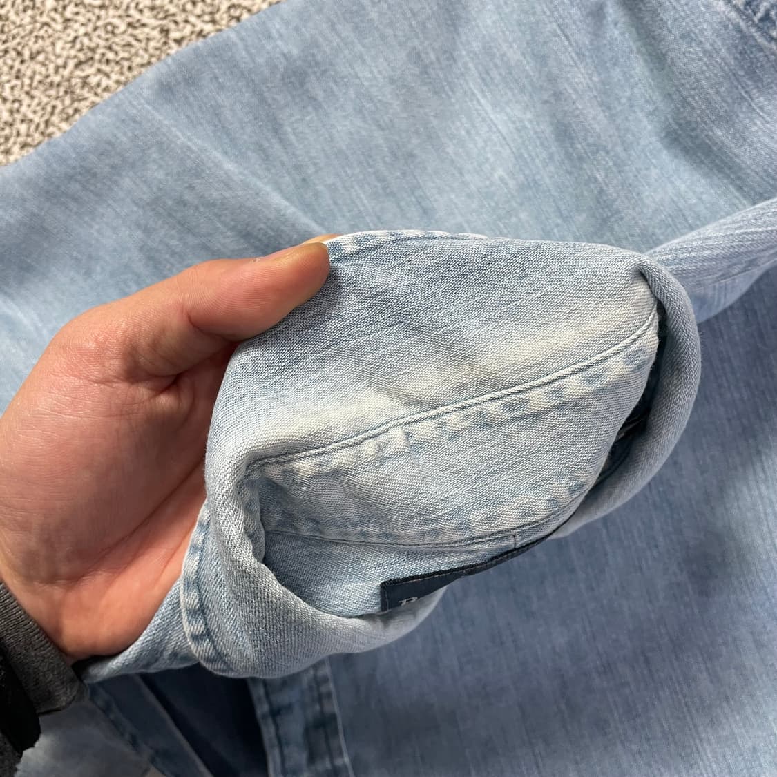 폴로 샴브레이 셔츠 상품이미지5