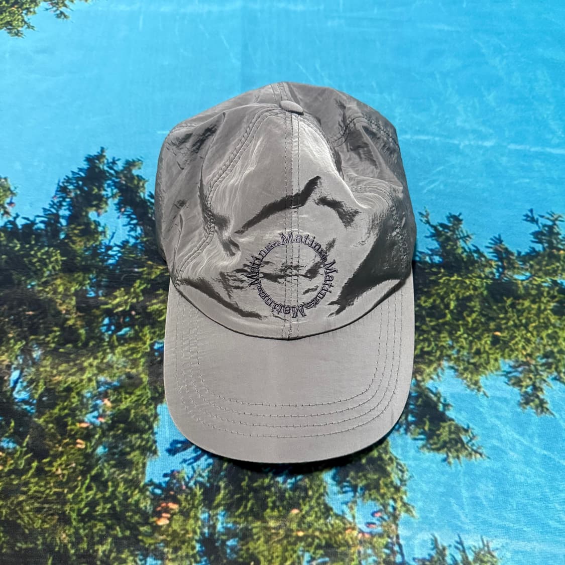 마뗑킴 볼캡 silver 상품이미지1