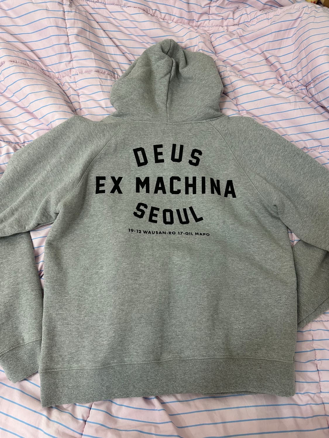 데우스 엑스 마키나 서울 후드티 그레이 m 상품이미지4