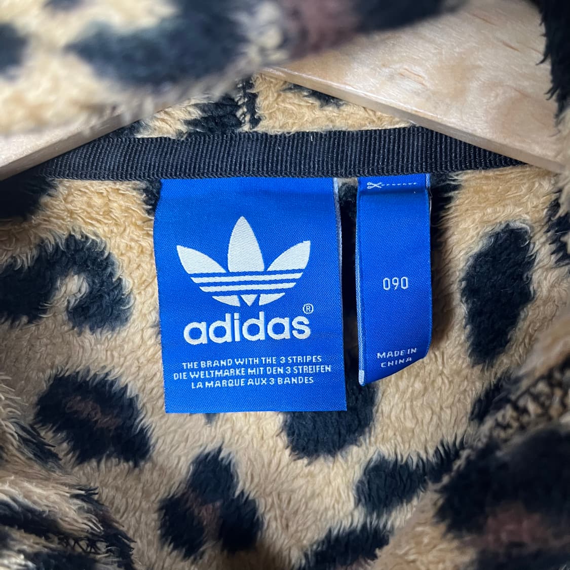 [Adidas] 아디다스 레오파드 플리스 갸루 후드집업 상품이미지5