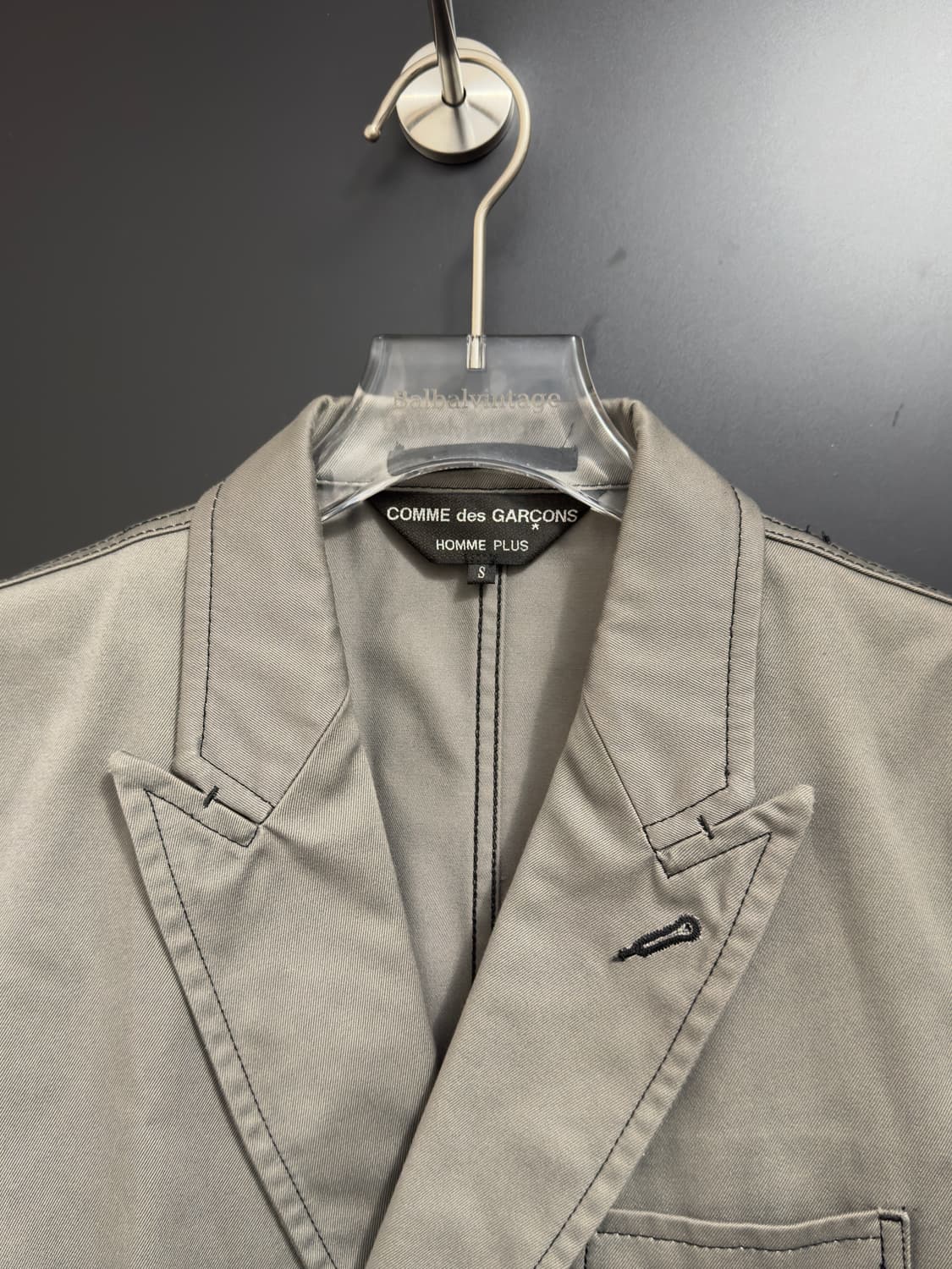 꼼데가르송 옴므 플러스 하프 슬리브 더블 자켓 상품이미지3