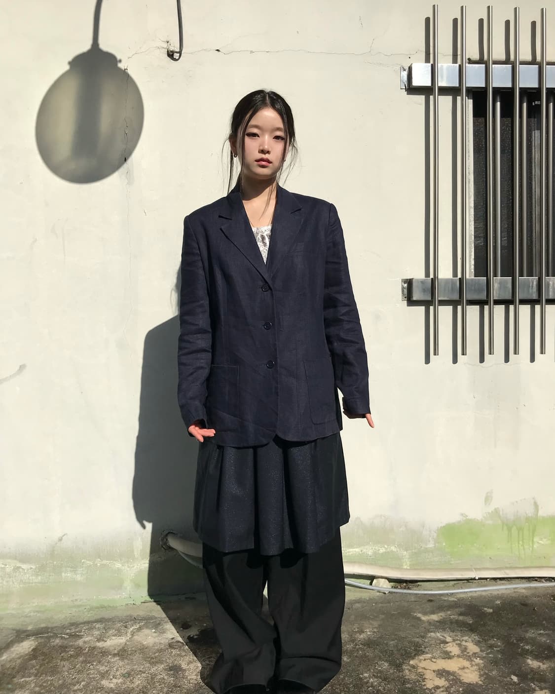 에디바우어 네이비 블레이저 상품이미지1