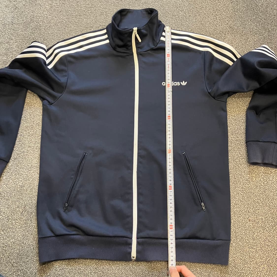 305 아디다스 베켄바우어 삼선 져지 네이비 상품이미지5