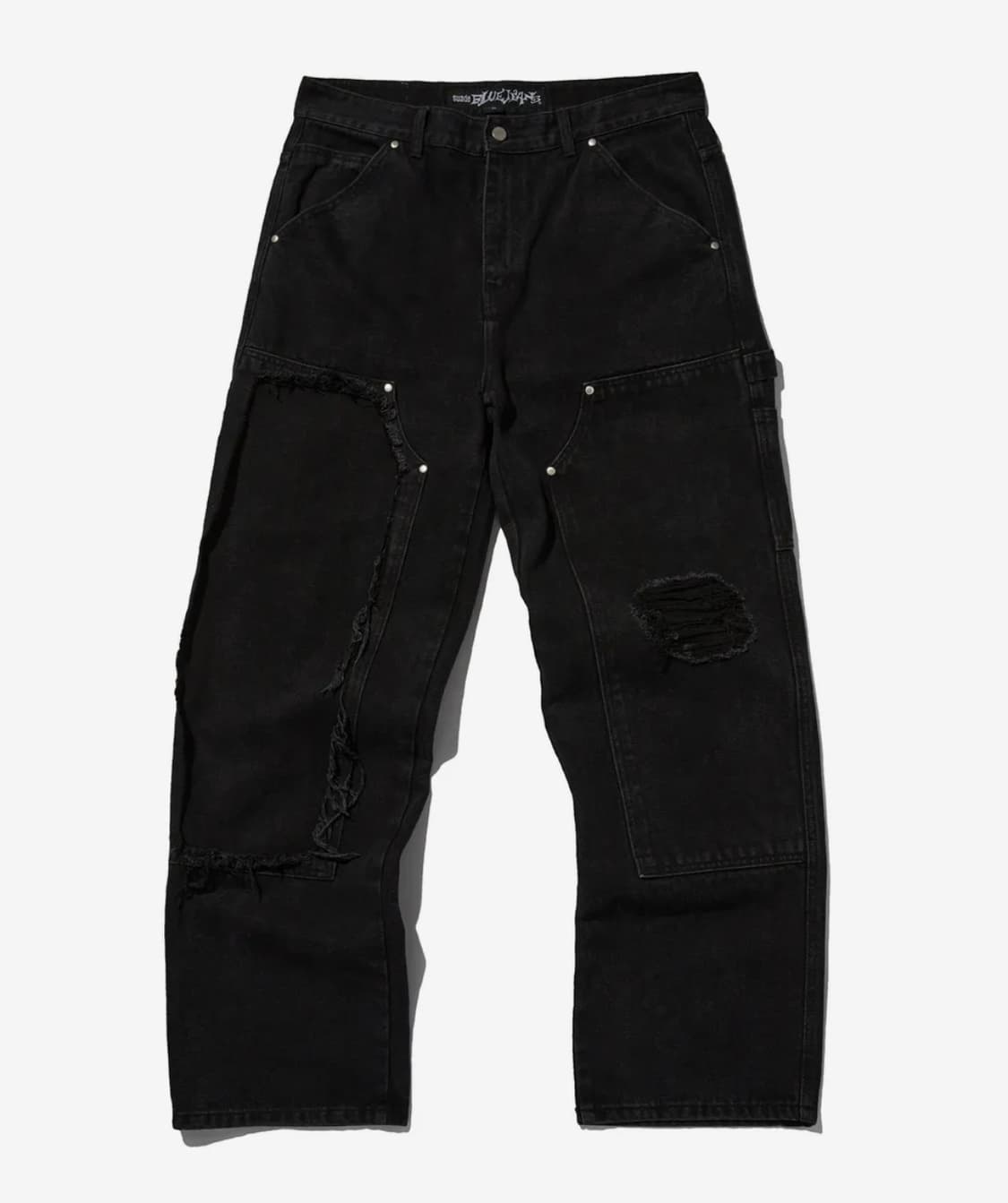 [SUADE] suade damaged double knee pants  상품이미지5