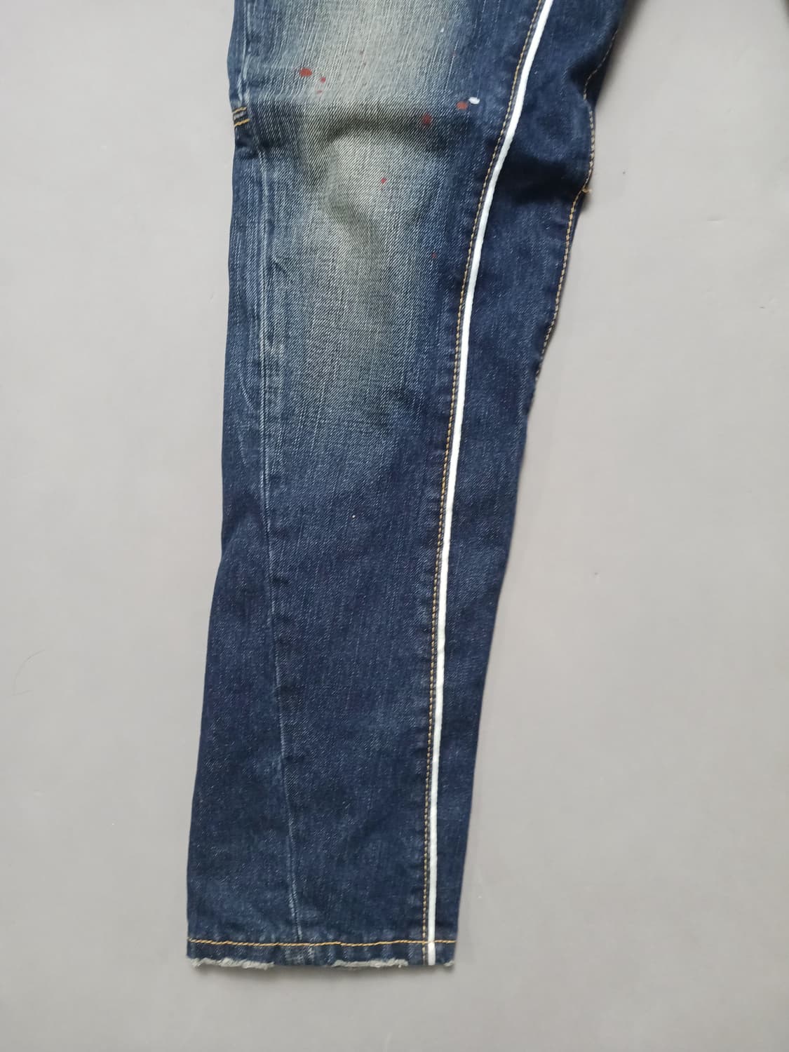 [30] 디스퀘어드2 네온밴딩 파이핑 바이커진 청바지 상품이미지3