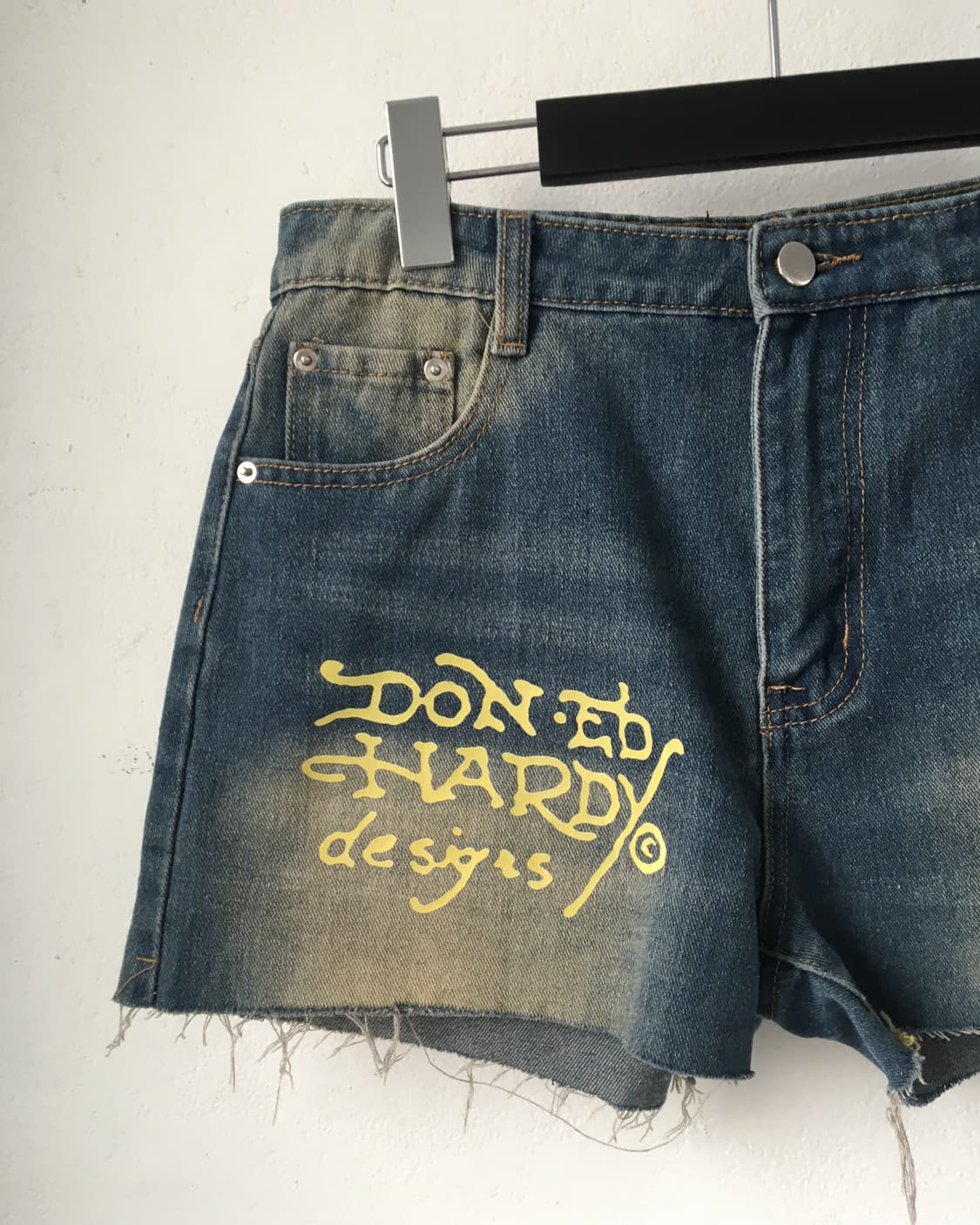 Edhardy printing denim short 상품이미지3