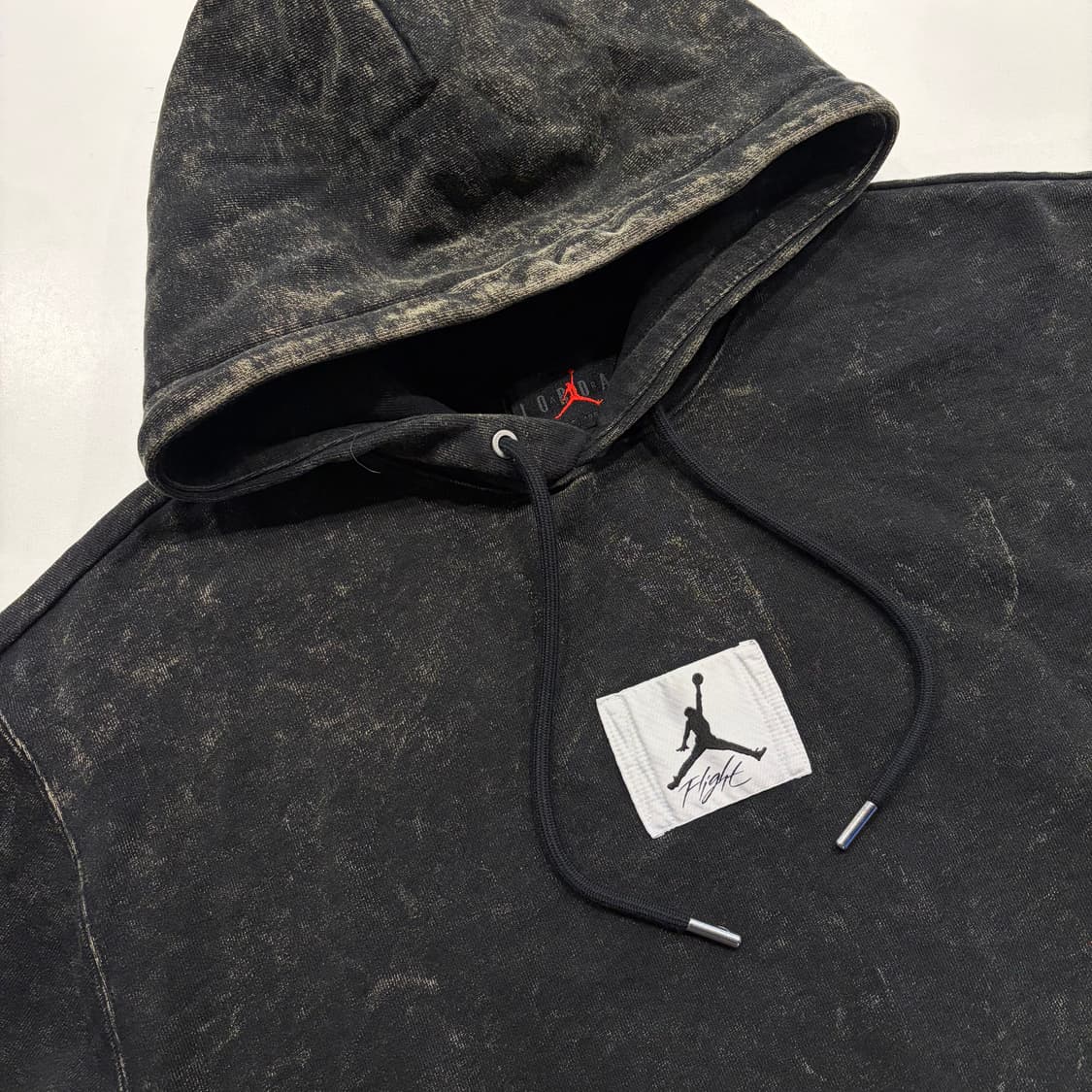 [L] 조던 에센셜 플라이트 워시드 후드티 블랙 C427 상품이미지3