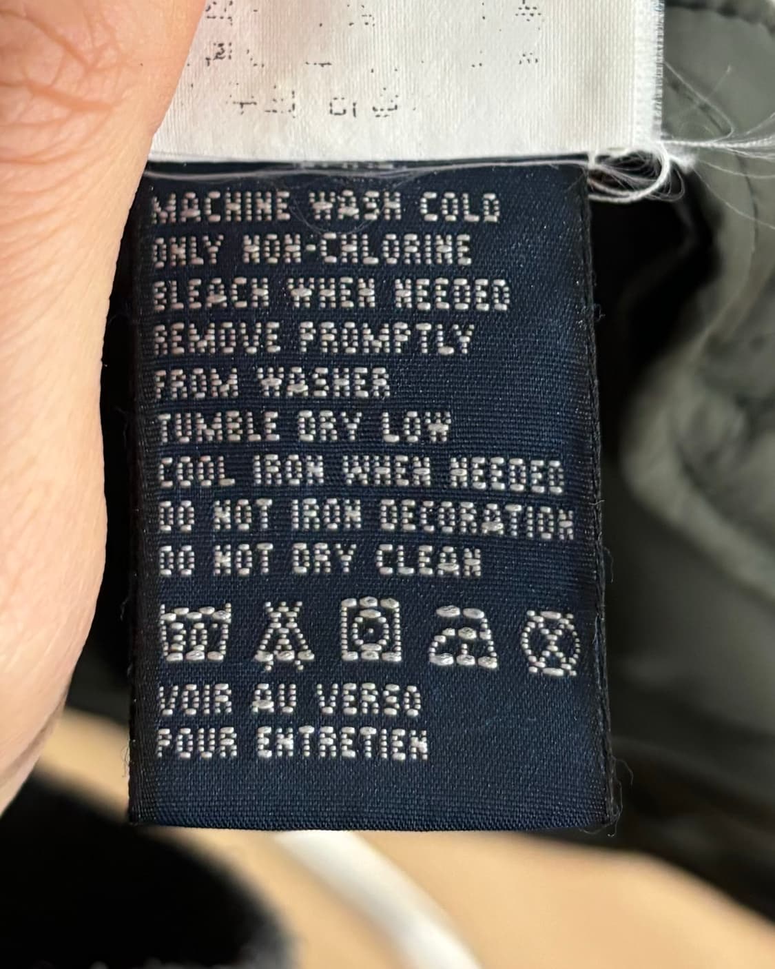 랄프 로렌 카키 가죽 숄더 패치 퀄팅 자켓 상품이미지8