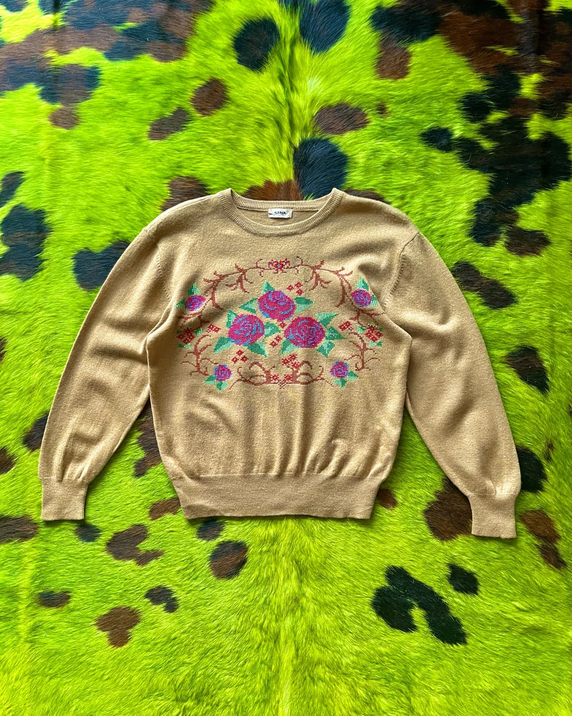 1980-90s LI•NA Chic Wool Knit Sweather 상품이미지4