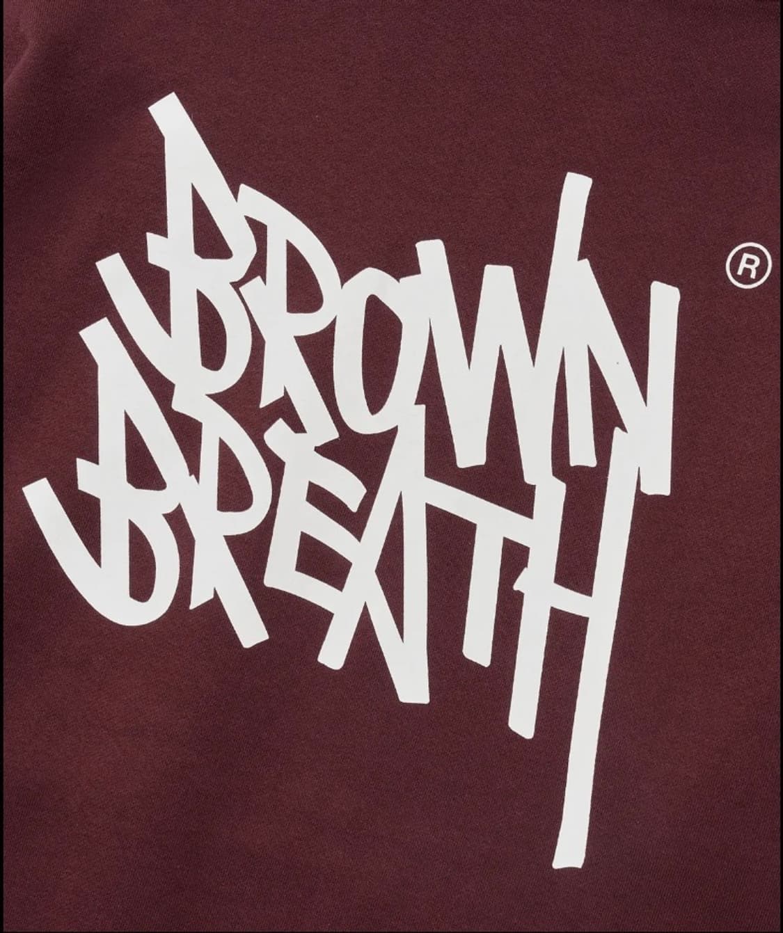 브라운브레스 TAG HOODIE - BURGUNDY 상품이미지4