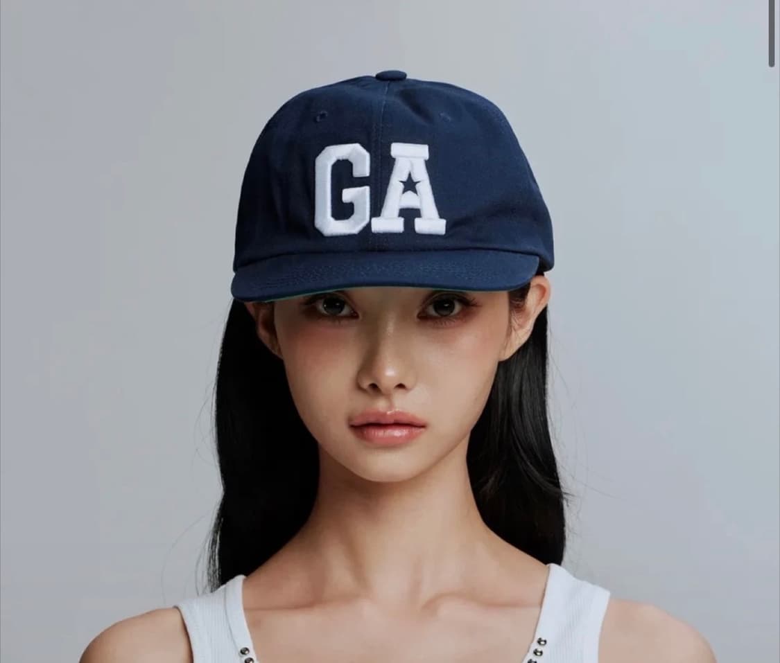 GA 6-PANEL CAP _ NAVY 상품이미지1