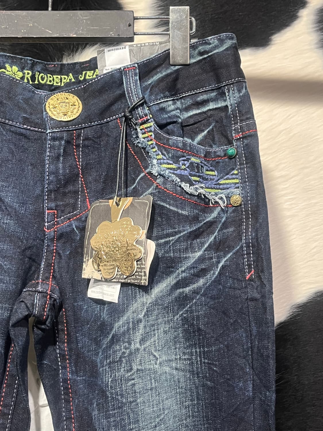 Y2K 무드 데님팬츠 상품이미지5