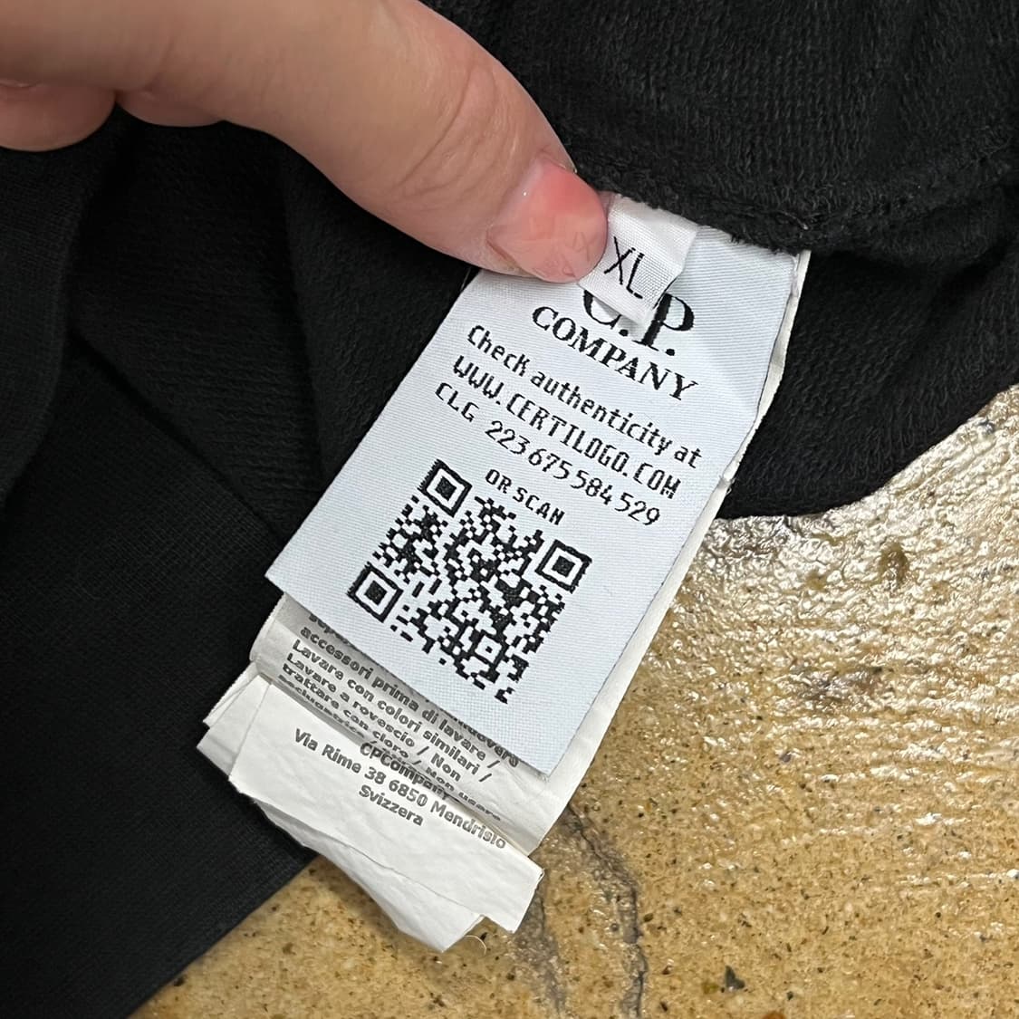 [정품/XL] CP컴퍼니 사선 지퍼 디테일 맨투맨 b14 상품이미지6