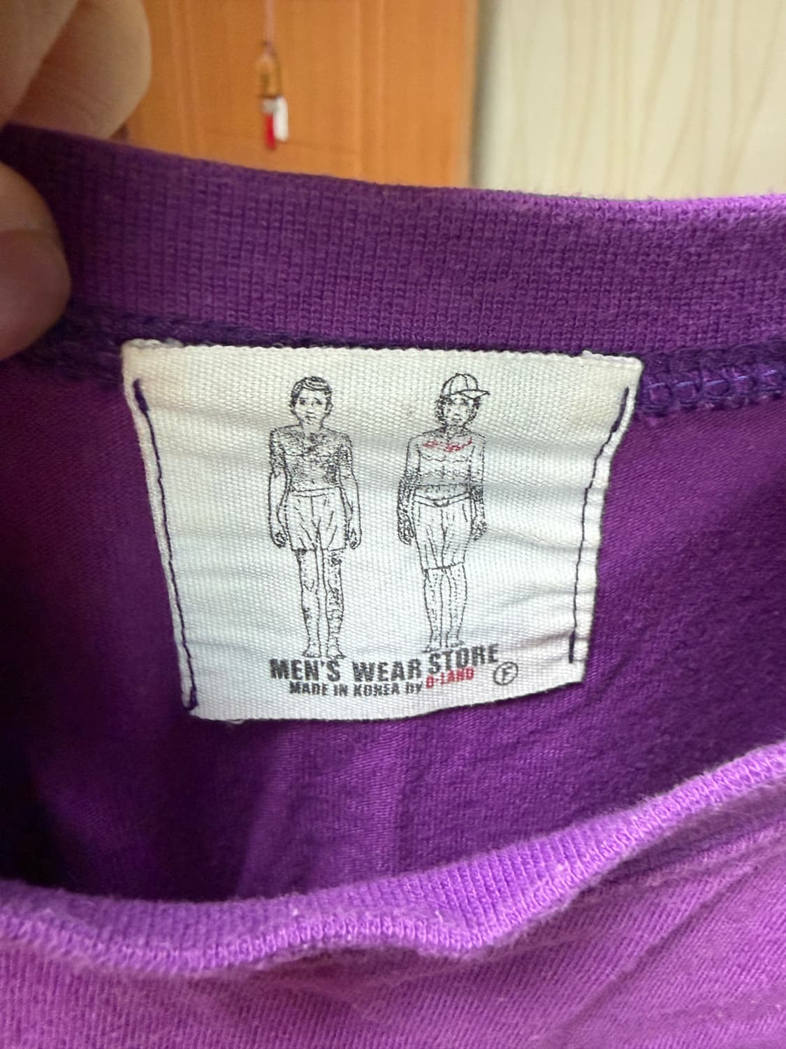 퍼플 그래픽 반팔티 상품이미지3