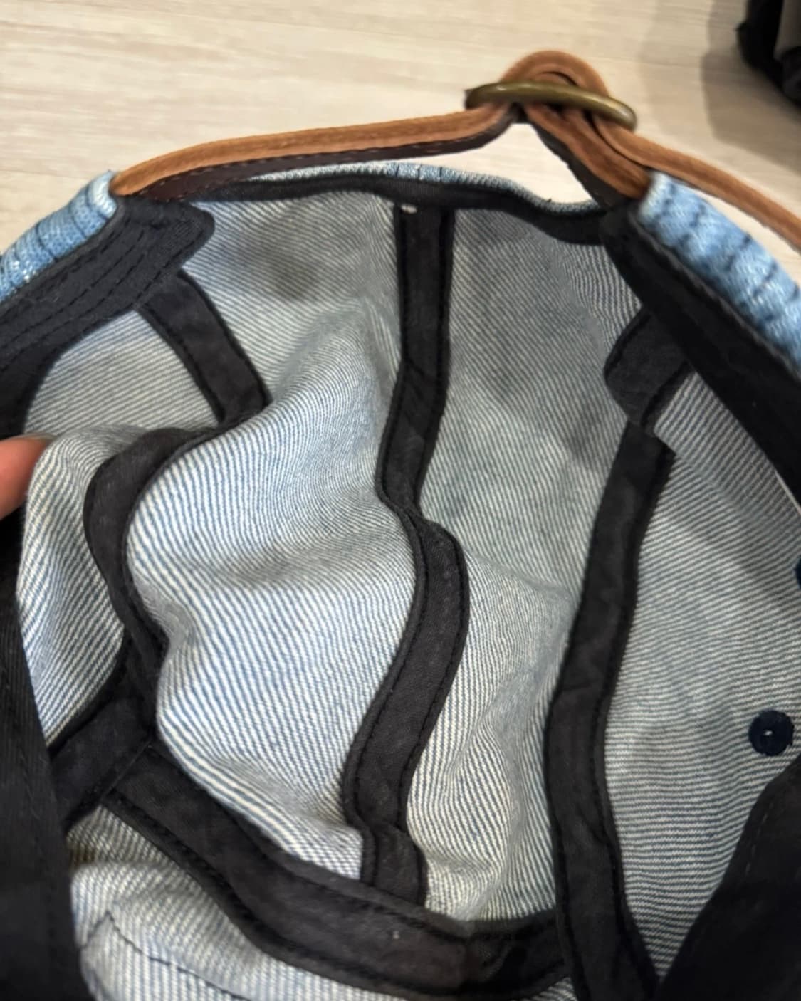 슈프림 워시드 치노 트윌 캡모자 데님 상품이미지4