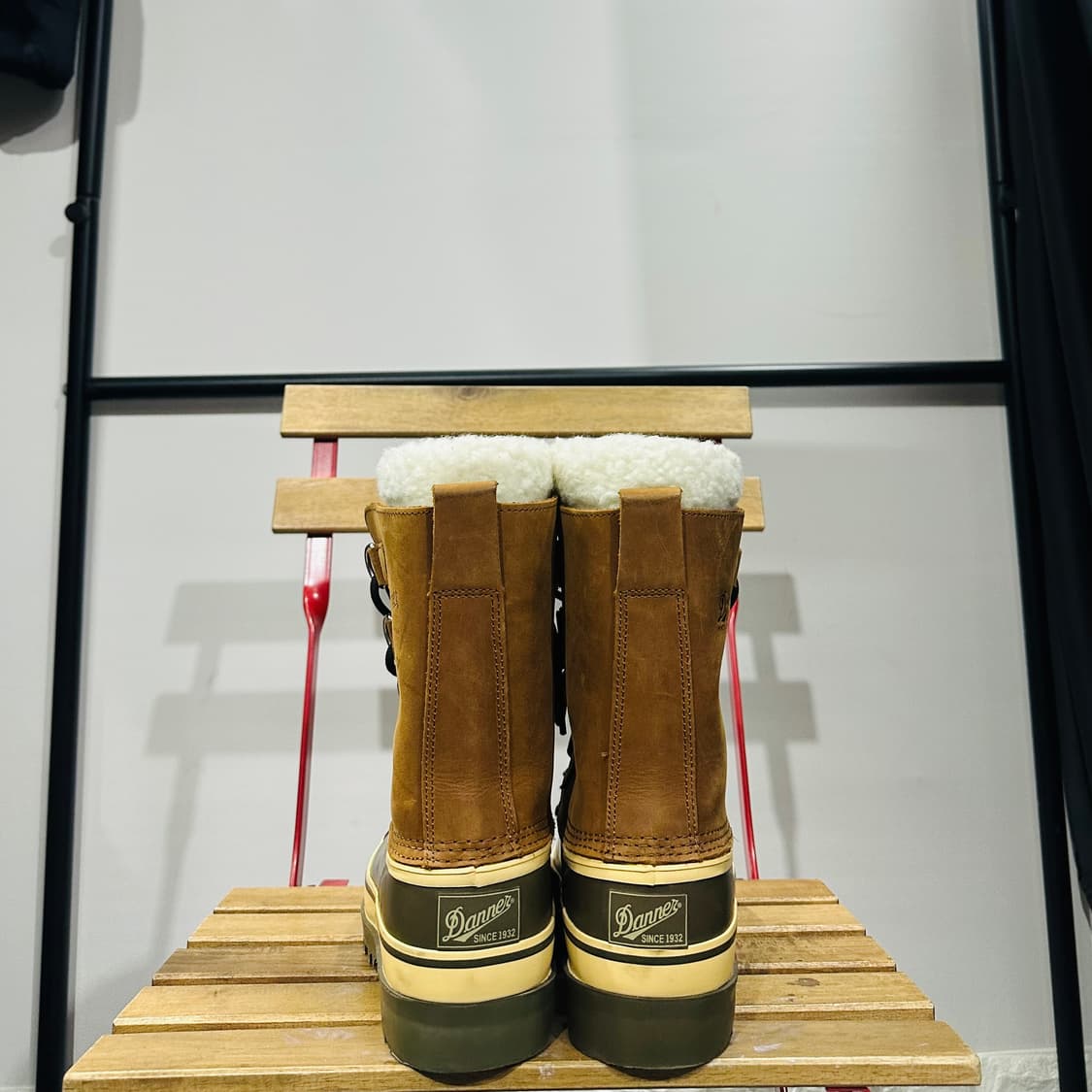 US6) 대너 Danner 방한화 남녀공용 부츠 양털부츠 브라운 상품이미지4