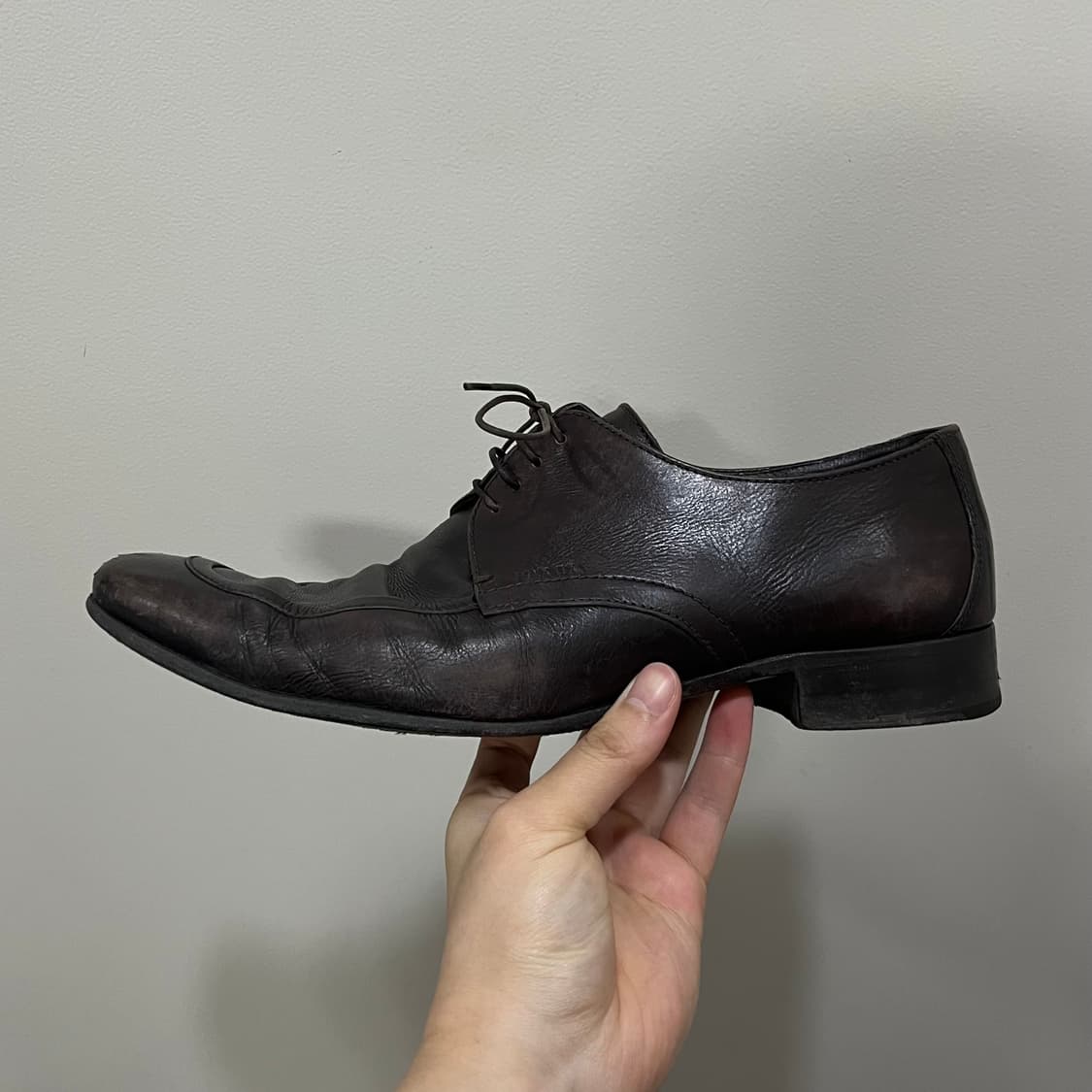 Prada Turn up Toe Derby Shoes 상품이미지1