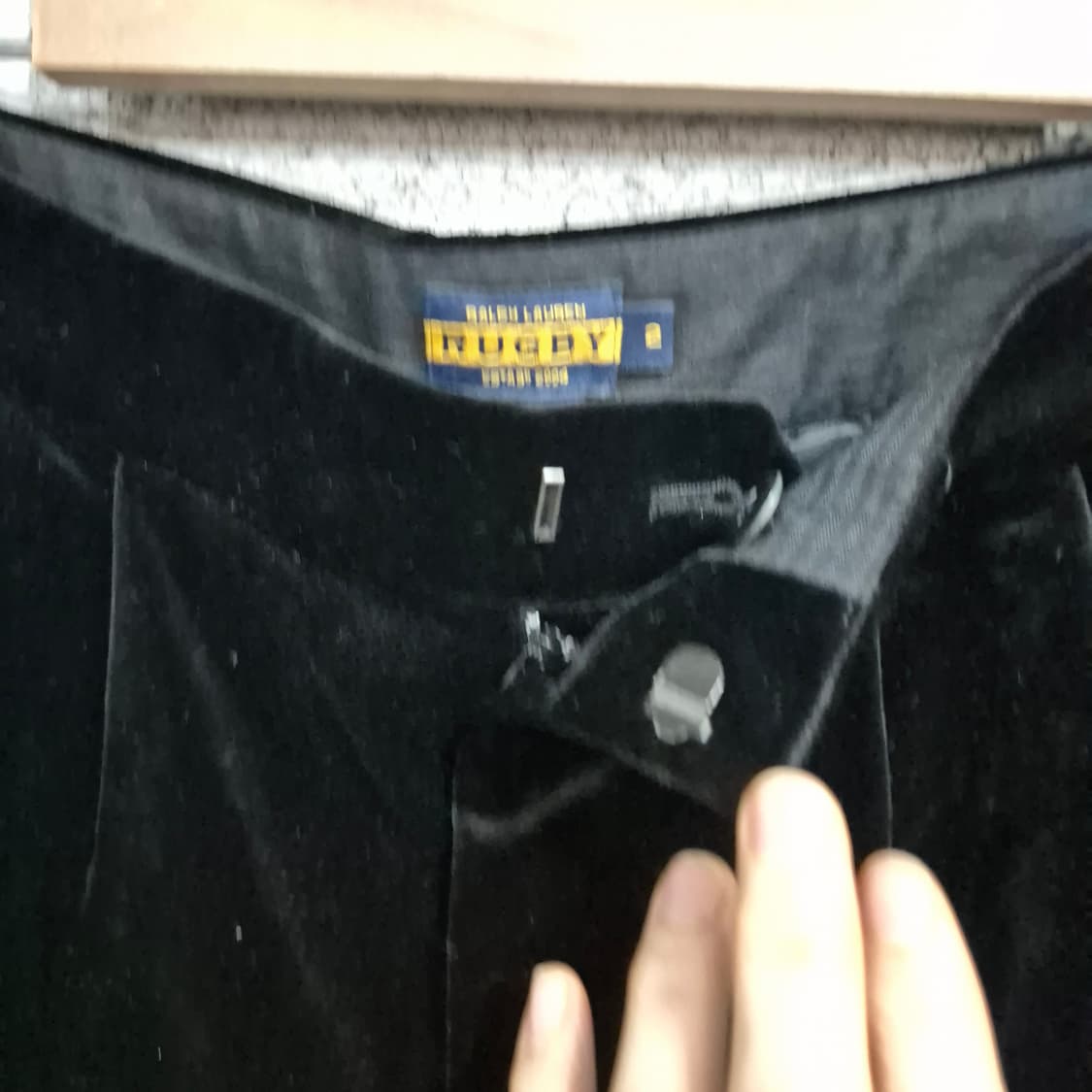 럭비 랄프로렌 벨벳 플리츠 팬츠(새상품) 상품이미지5