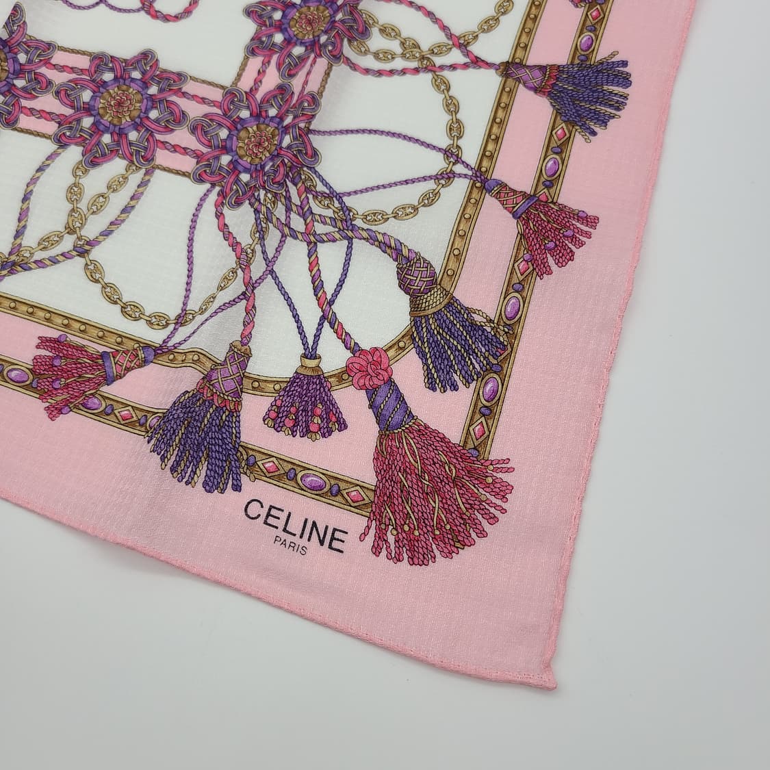 CELINE 셀린느 손수건 스카프 [BSCF12536-52-10] 상품이미지5