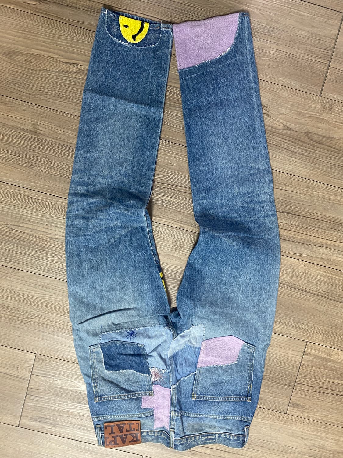 [34] 캐피탈 패치워크 데님팬츠 상품이미지3