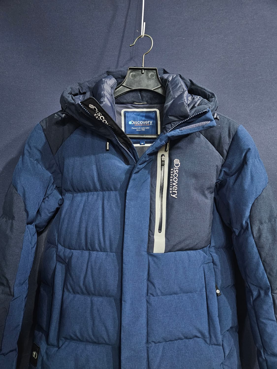 디스커버리 다크블루 남성 95 구스다운 패딩  상품이미지7