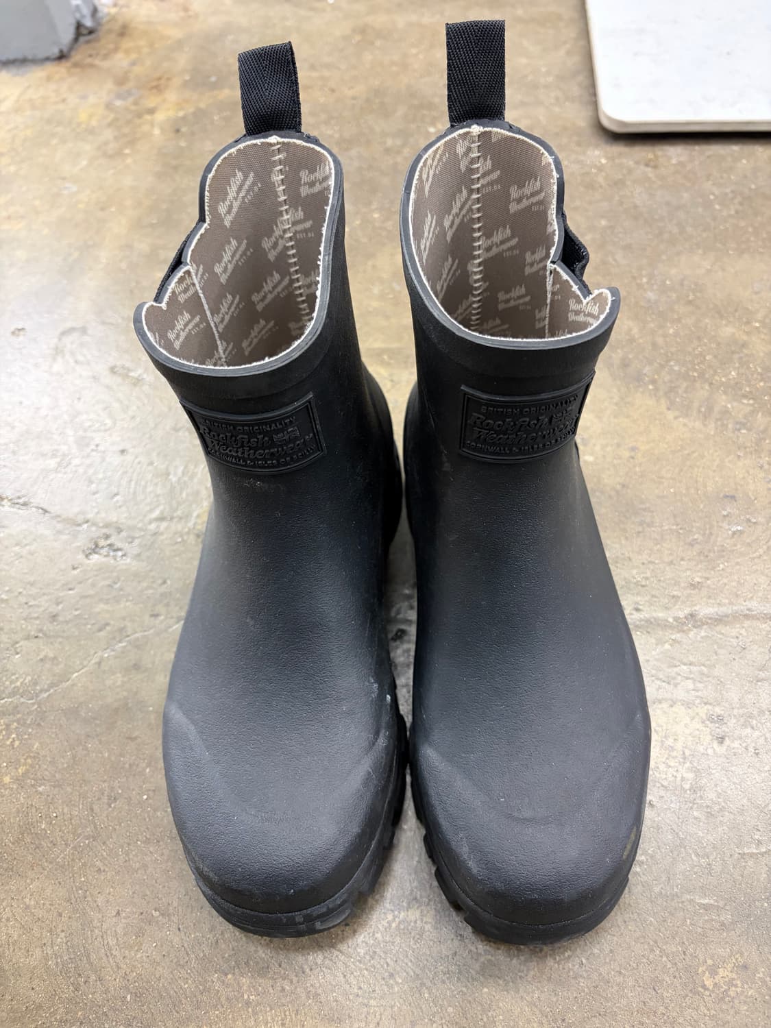 락피쉬 웨더웨어 블랙 레인부츠 상품이미지2