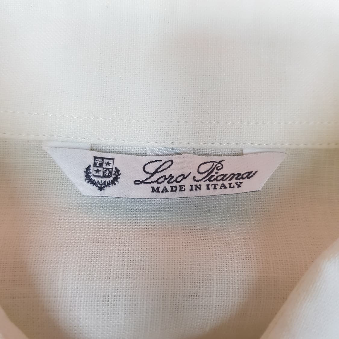 Loro Piana 로로피아나  린넨 클래식 화이트 셔츠 IT 44사이즈 상품이미지5