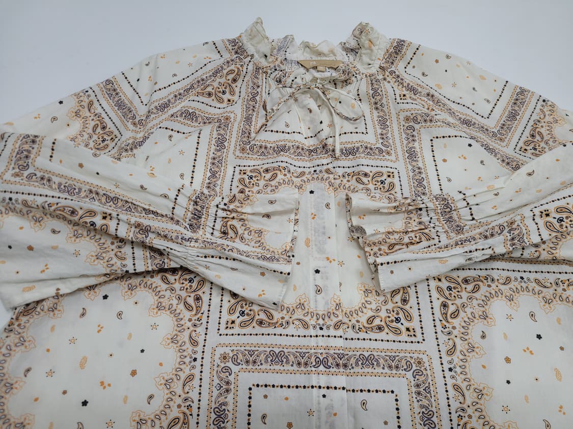 BEANPOLE 21SS 빈폴 페이즐리 볼륨 블라우스 / 여 95 (M) 상품이미지5