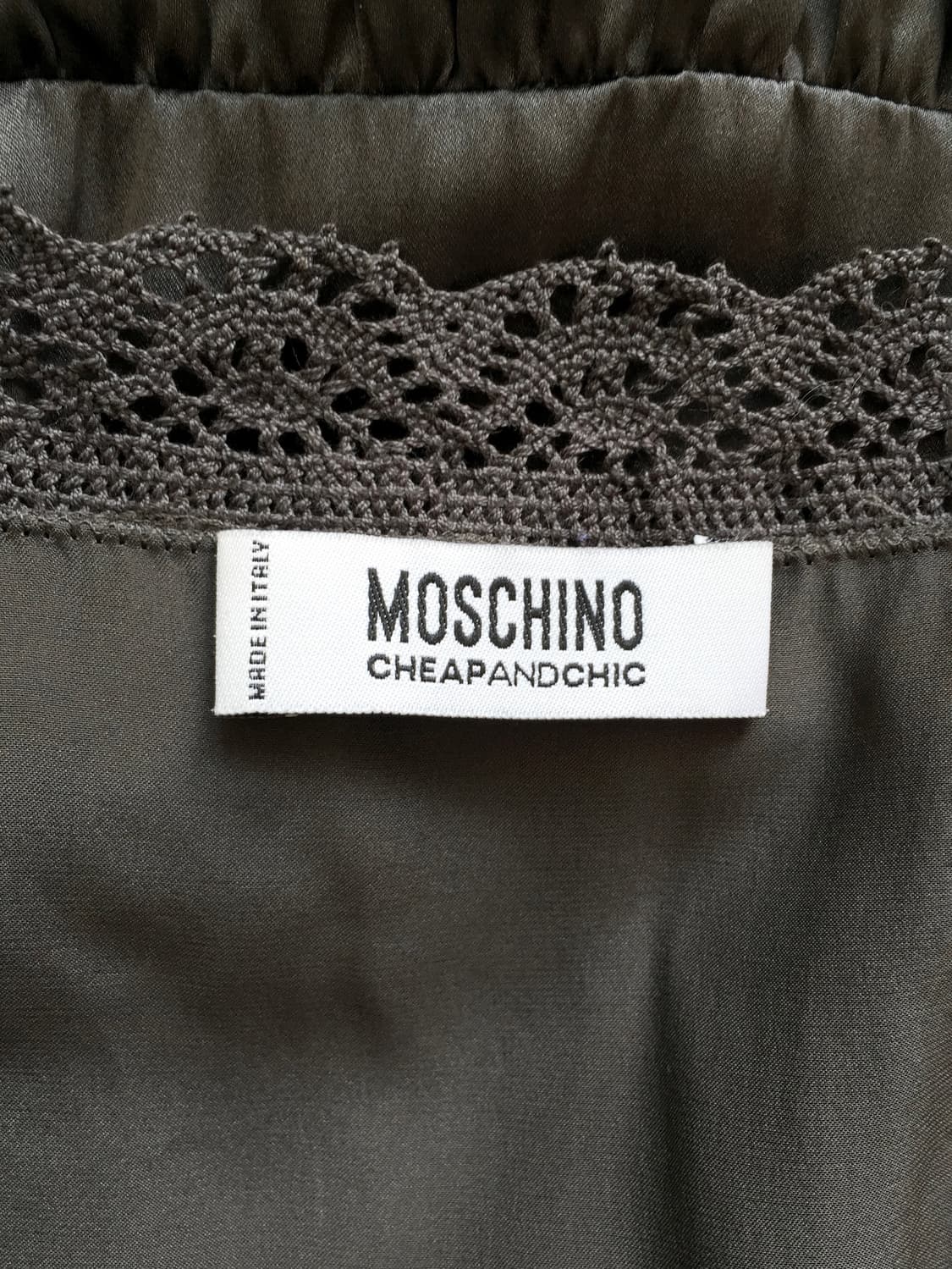 Moschino Frill satin Dress   상품이미지7