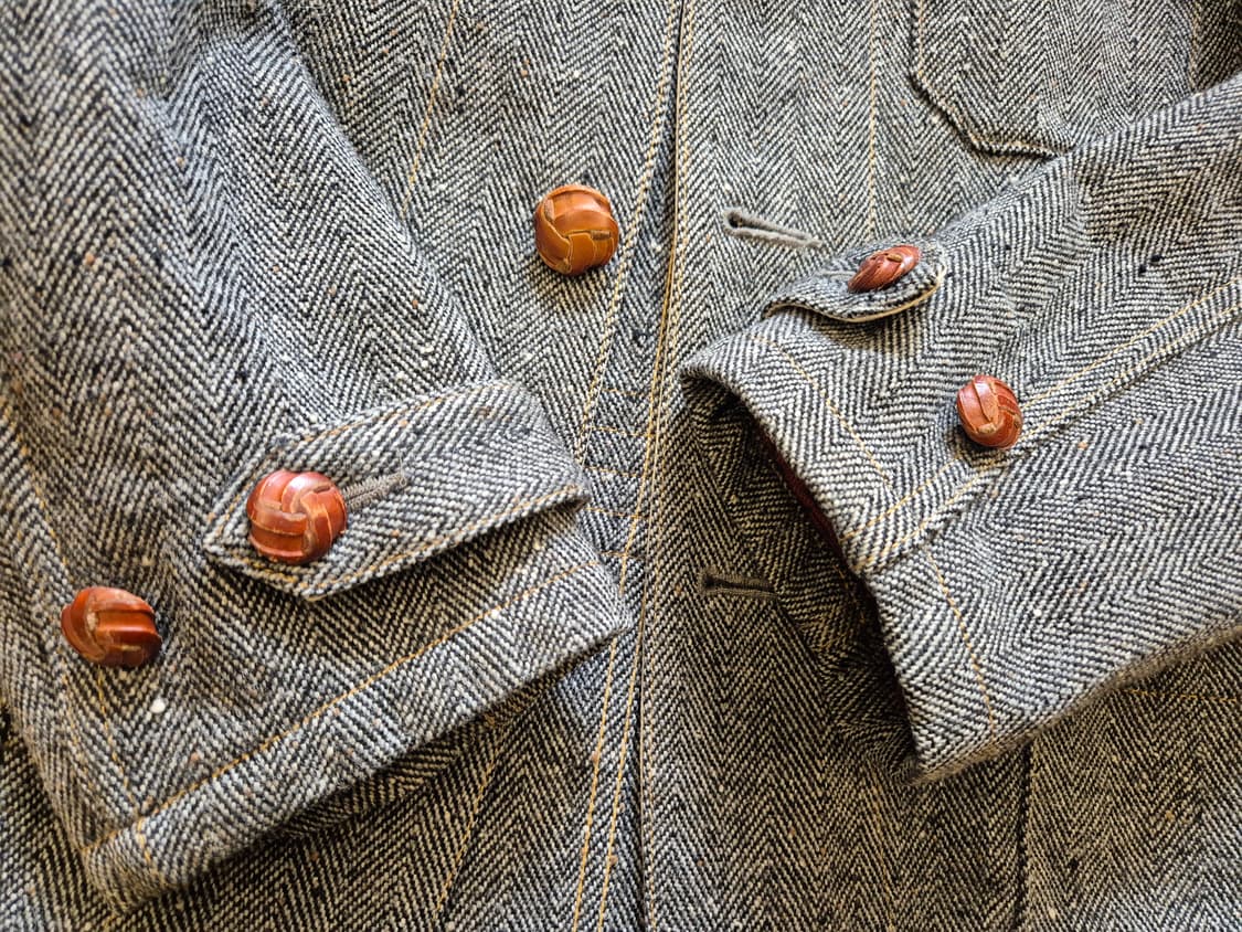 아나크로놈 헤링본 울 자켓 상품이미지6