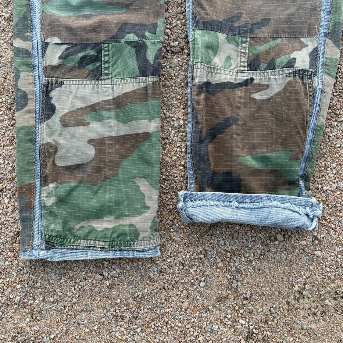 90s 리바이스 501 카모 리워크 데님 made in USA (31)  상품이미지5