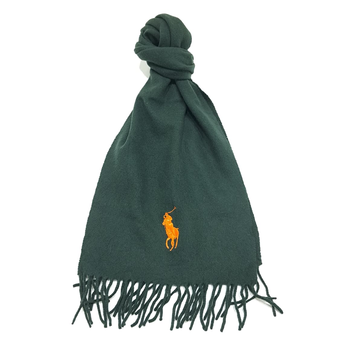 MX354 폴로 랄프로렌 포레스트그린 램스울 목도리 머플러 상품이미지1