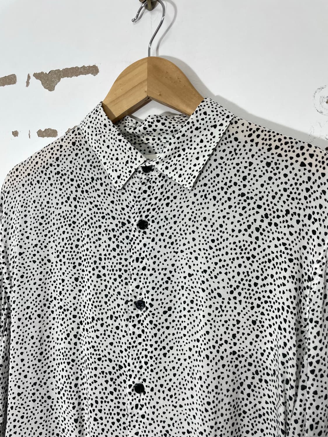 산드로 도트 블라우스 상품이미지3