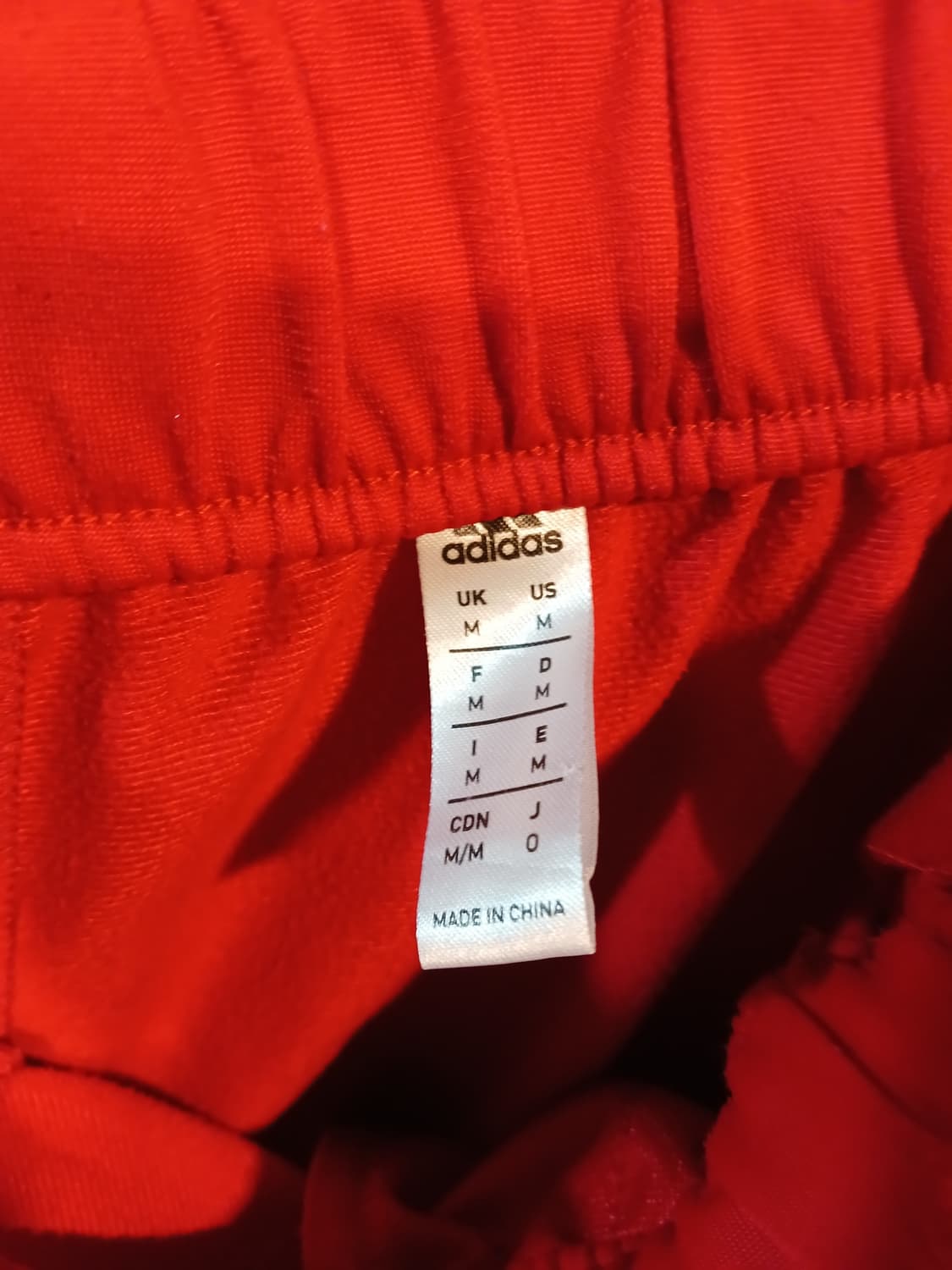 아디다스 삼선 트레이닝 바지 레드 상품이미지3
