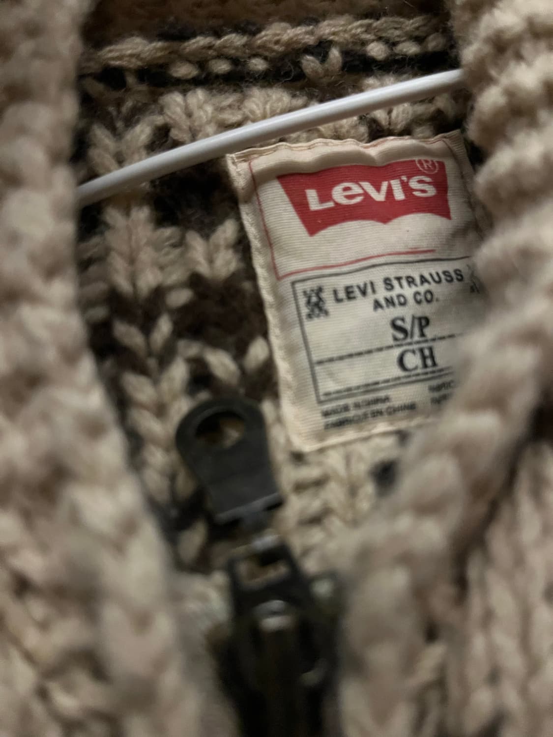 리바이스 베어 코위찬 니트 가디건 상품이미지4