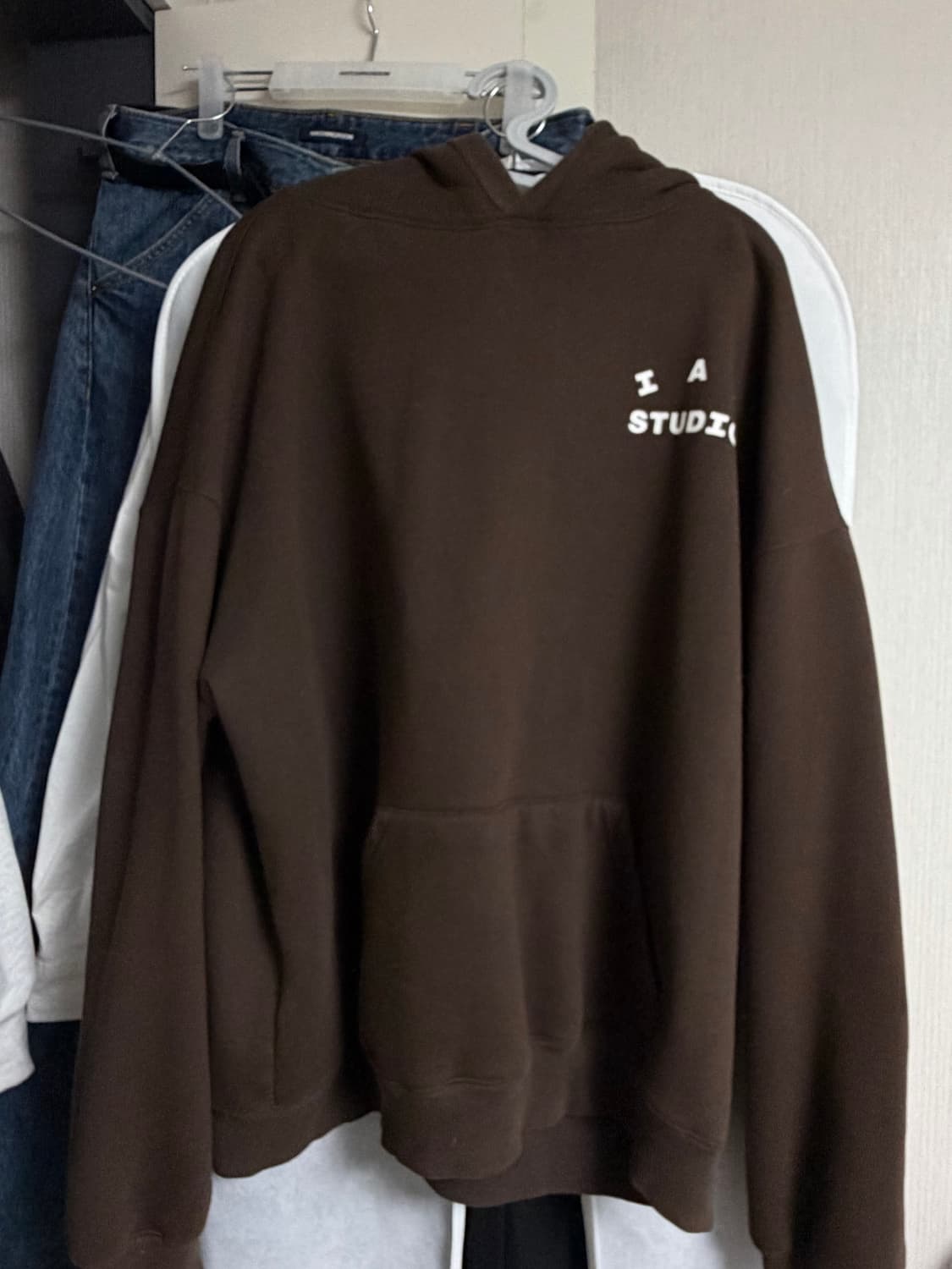 아이앱스튜디오 브라운 후드 XL 상품이미지3