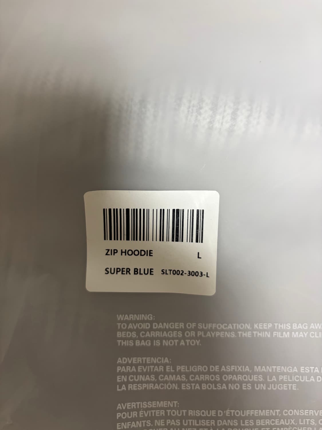 skylrk 후드 집업 블루 L  [교환,판매] 상품이미지6