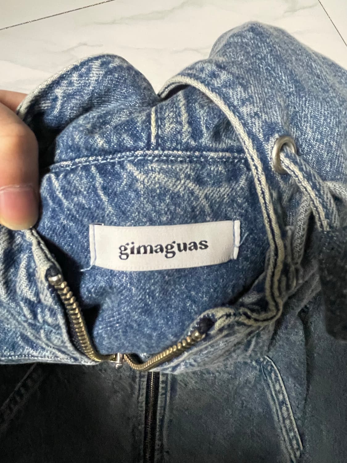 gimaguas 데님 후드 재킷 상품이미지2